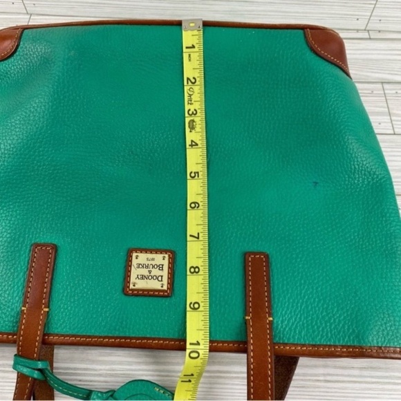 Dooney & Bourke Charleston Spearmint Pebble Shopper Tote Bag - Picture 10 of 13